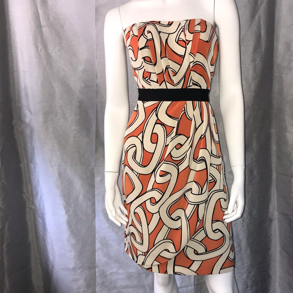 THE LIMITED | Strapless Chain print Dress